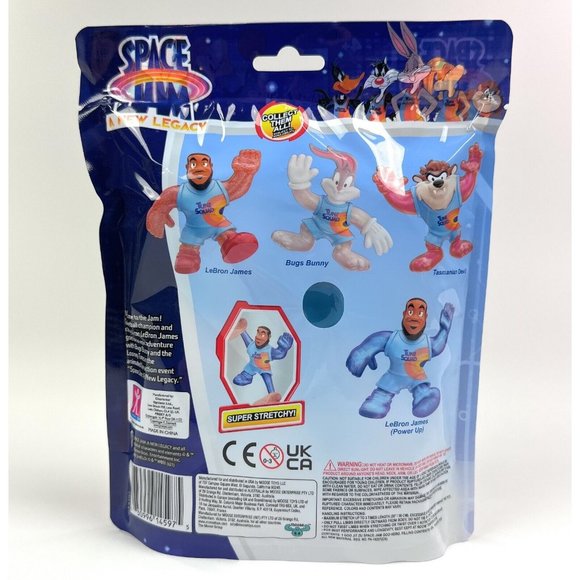Heroes of Goo Jit Zu Space Jam A New Legacy Lebron James Stretch Toy Figure - Picture 6 of 8